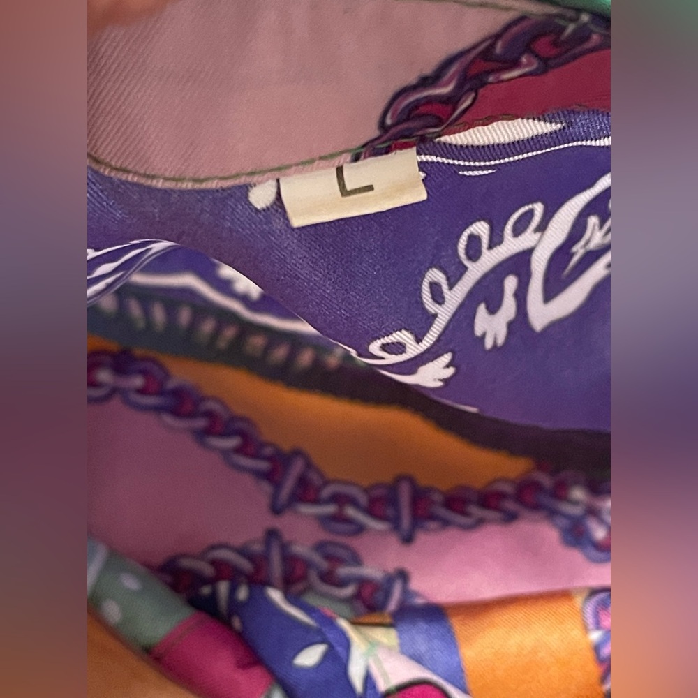 Colorful Patchwork Button-Up Shirt - Picture 4 of 6